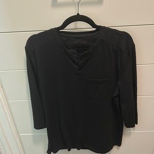 Under Armour 3/4 Sleeve - Black - Large